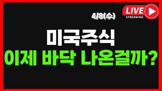 4/8 (수) 미국주식 이제 바닥 나온걸까? (테슬라,메타,엔비디아,마소,알파벳,아마존,애플)
