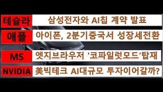 [News] 테슬라(Tesla), 애플(Apple), 마이크로소프트(MS), 엔비디아(Nvidia)