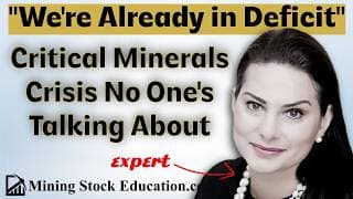 "We're Already in Deficit”: The Critical Minerals Crisis No One's Talking About - Amanda van Dyke