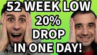 52 Week Low! 20% Drop in One Day After Earnings - Dividend Stock to Buy?