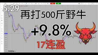 【股市明灯】绝对的信心，重仓抓高盈亏比，再打500斤野牛，极致的风控加顺势而为