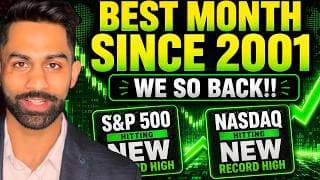 🚨 Software Stocks making a HUGE COMEBACK!! Best Month Since 2001! Markets HIT NEW ATH!!