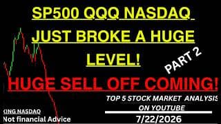 SP500 QQQ EVER GONNA SELL OFF HARD? HERE IS HOW ! LETS BREAK IT DOWN! - apple test nvda google chart