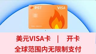 如何获取美元 Visa 卡并在全球范围内无限制支付