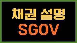 SGOV와 TLT 같은 미국 채권 이야기
