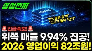 [삼성전자] -11% 충격 음봉! 신고가 직전 진짜 자리 #삼성전자