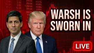🔴IRAN BACK AND FORTH, WARSH SWEAR IN, AND MORE! LIVE TRADING