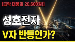 [성호전자 주가 전망] -65% 대붕괴 + 조정과 방어선..결국 "여기"서 V자 반등 시작합니다! 3분만 집중 #성호전자주가전망 #성호전자목표가 #성호전자