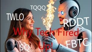 WHY ARE TECHNOLOGY STOCKS FIRED UP? Twilio, Block, Reddit, Bitcoin, QQQ and TQQQ!!