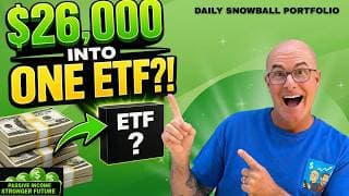 I Invested $26,000 Into ONE ETF July Could Be My Biggest Income Month Yet! Daily Snowball Portfolio