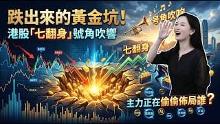 跌出來的黃金坑！港股「七翻身」號角吹響，主力正在偷偷佈局誰？#港股 #熱門 #投資 #盤前