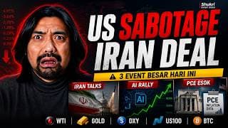 😮‍💨US Sabotage Iran Talk. Again..Oil, Gold, Bitcoin Boleh Goncang Hari Ini