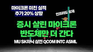 증시 살린 마이크론 대 호황 실적, 반도체 기울어진 상승 계속 된다