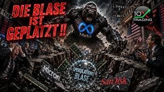 🚨 CRASH DER KI BLASE – DAS MUSST DU JETZT WISSEN 💥 Micron 💥 Bitcon Tesla Gold Silber Nvidia Hims