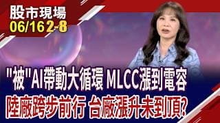 被動元件漲價潮 從鉭電容→鋁電容→電阻 怎麼選?電阻第三季啟動漲價 後起之秀大毅.光頡將接棒演出?｜20260616(第2/8段)股市現場*鄭明娟(阮蕙慈)