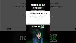 Aprende de tus perdedores #trading
