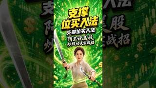 支撑位这样买最稳 #阿兰说美股 #炒股功夫 #Shorts