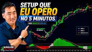 SETUP QUE EU OPERO NO 5 MINUTOS no Mini índice e dólar