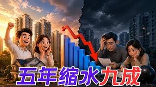 五年前抢着贷款买房，现在拼命还钱——中国房贷为何缩水九成？【昆哥看房产】