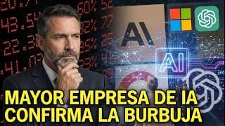 Empresas de IA AFIRMAN que la Burbuja Podría Estar Empezando a Explotar