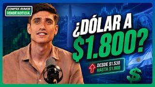 ¿DÓLAR a $1.800? Cómo cubrir tu cartera y salir del riesgo peso 💵🛡️📈 | #CompraRumorVendeNoticia
