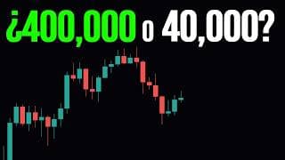 ¿Bitcoin llegará antes a $400,000 o a $40,000?