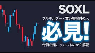 【必見】SOXL重要なことを言います【ブルホルダーや買い場検討の方へ】