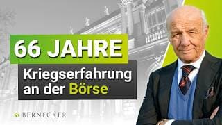 66 Jahre Kriegserfahrung an der Börse | Hans A. Bernecker im Rahmen von Bernecker.TV