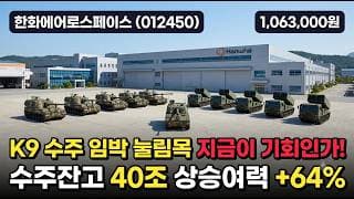 [한화에어로스페이스] 171만서 106만 38% 조정, 방산 슈퍼사이클 대장 - 목표가 210만 22곳 매수, 지금 담을까 #한화에어로스페이스