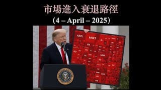 市場進入衰退路徑 4 Apr 2025【CC中文字幕】
