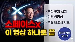 스페이스X, 결국 '이때' 사야 합니다! 정확한 성장성 분석과 이상적인 핵심 매수 시점