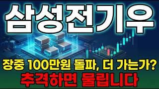 [삼성전기우 주가 전망] 본주 MLCC 신고가 수혜 장중 100만원 돌파 우선주 지금 들어가도 안늦습니다 이제 시작입니다 #삼성전기우주가전망 #삼성전기우목표가 #삼성전기우