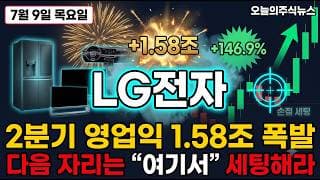 [LG전자 주가 전망] 2분기 어닝서프라이즈 폭발 다음 자리는 "여기서" 세팅해라 #lg전자주가전망 #LG전자목표가 #lg전자