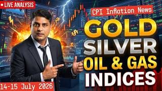 CPI News!! GOLD | SILVER | NASDAQ | CRUDE OIL | NAT GAS | DE40 | NASDAQ | US30 Live Today 14-15 July