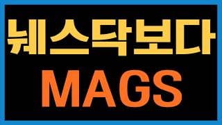요즘 같은 시장에 나스닥이 아닌 MAGS에 투자해도 괜찮을까