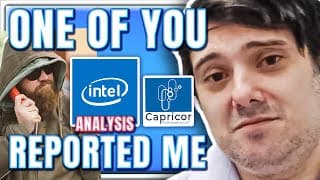 SEC Closed My Trading Account. I'm Not Done w CAPR. Intel Stock, Photonic Comp. | Martin Shkreli