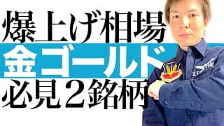 【金で資産2倍可】金ゴールドの爆上げ2銘柄で資産倍増を狙え！世界経済混乱と地政学リスクで価格上昇が続く金の投資チャンス｜ローリスクハイリターンの金投資 最適な投資タイミングを解説します