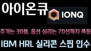 [아이온큐 분석] 주가는 폭락하는데 옵션 심리는 폭등?ㅣ IBM은 초전도 버리고 실리콘 스핀(HRL) 인수! 구글은 중성원자에 투자! 양자 패권을 둘러싼 다중 하드웨어 전쟁의 전말