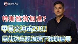 特斯拉（TSLA）将有日内拉升条件，甲骨文（ORCL）冲击210！英伟达（NVDA）出现加速下跌的信号！#纳斯达克 #道琼斯 #标普 #英伟达 #nvda   #谷歌 #股市 #美股