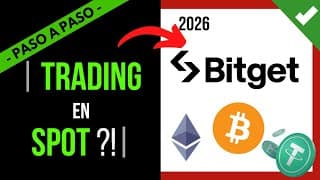 ✔️ BITGET TUTORIAL SPOT PASO a PASO 【 Como Comprar Bitcoin, Ethereum, USDT y ➕】
