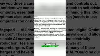 Tesla's Megapod: 5000 AI Workers In A Box!? WTF? #shorts