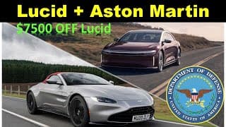 Lucid LCID Catalysts | Partnership with Aston Martin, Lucid $7500 Tax Credit, Huge DOD Contract 🔥
