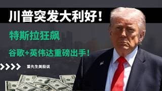 【美股】特朗普突然放大招！美股全线暴动，特斯拉狂飙、英特尔炸涨10%，下一个台积电诞生？#美股 #美股分析 #董先生美股说 #特斯拉 #川普 #谷歌 #英伟达 #甲骨文 #财报 #英特尔 #美联储