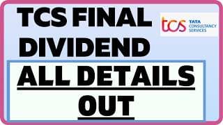 TCS FINAL Dividend 2026 | Latest dividend in April 2026 | TCS dividend 2026