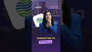 Vedanta Shares Crash 9%: Promoter Selloff or Real Trouble? | Upstox