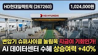 [HD현대일렉트릭] 고점 대비 30% 조정 딛고 반등, 목표가 139만원 - 지금이 저가 매수? #HD현대일렉트릭
