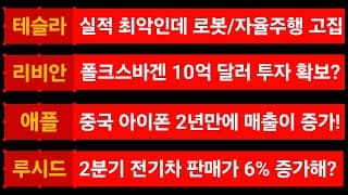 [News] 테슬라 (Tesla) 리비안 (Rivian) 애플 (Apple) 루시드 (Lucid)