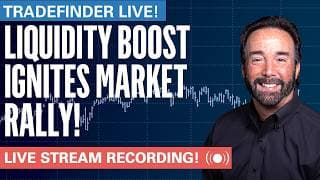 TradeFinder LIVE! Liquidity Boost Ignites Market Rally: How Long Can It Last? #stocks #elliottwave