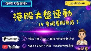 💎⚖️ 【大師哥大製作】港股大盤連動 14 隻權重股！$23350$ 上下大拉鋸，到底係集體中陰磨底，定係次級別轉折臨界點？📊✨唔睇唔好後悔！💸⚡