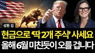 현금으로 '딱 2개 주식' 사세요 올해 6월 미친듯이 오를 겁니다 (배당/GE버노바/어플라이드머티리얼즈/마이크론/샌디스크/서클/써클/로빈후드/쿠팡/팔란티어/어도비/루멘텀/메타)